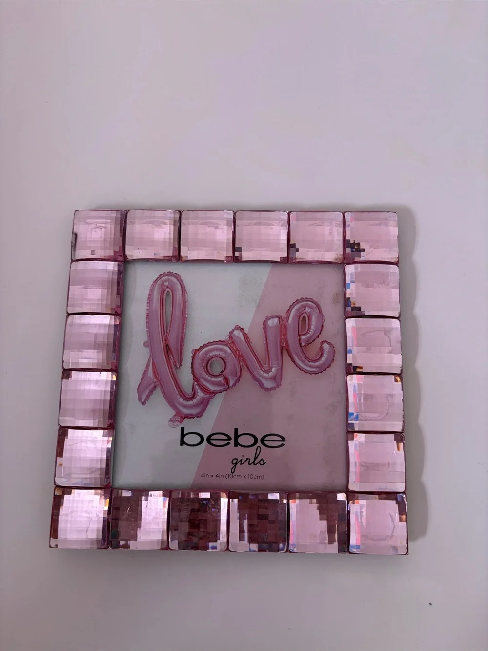 bebe Girls Pink 'Love' Decorative Photo Frame